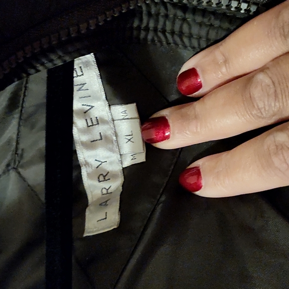 LARRY LEVINE Women's 3/4 Length Puffer W/Curved Quilting & Detachable hood - Picture 4 of 5